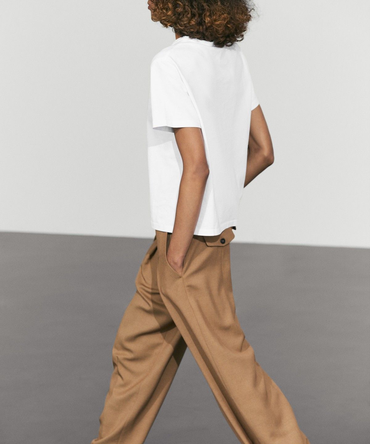 마시모두띠(MASSIMO DUTTI) 100% 면 반팔 티셔츠