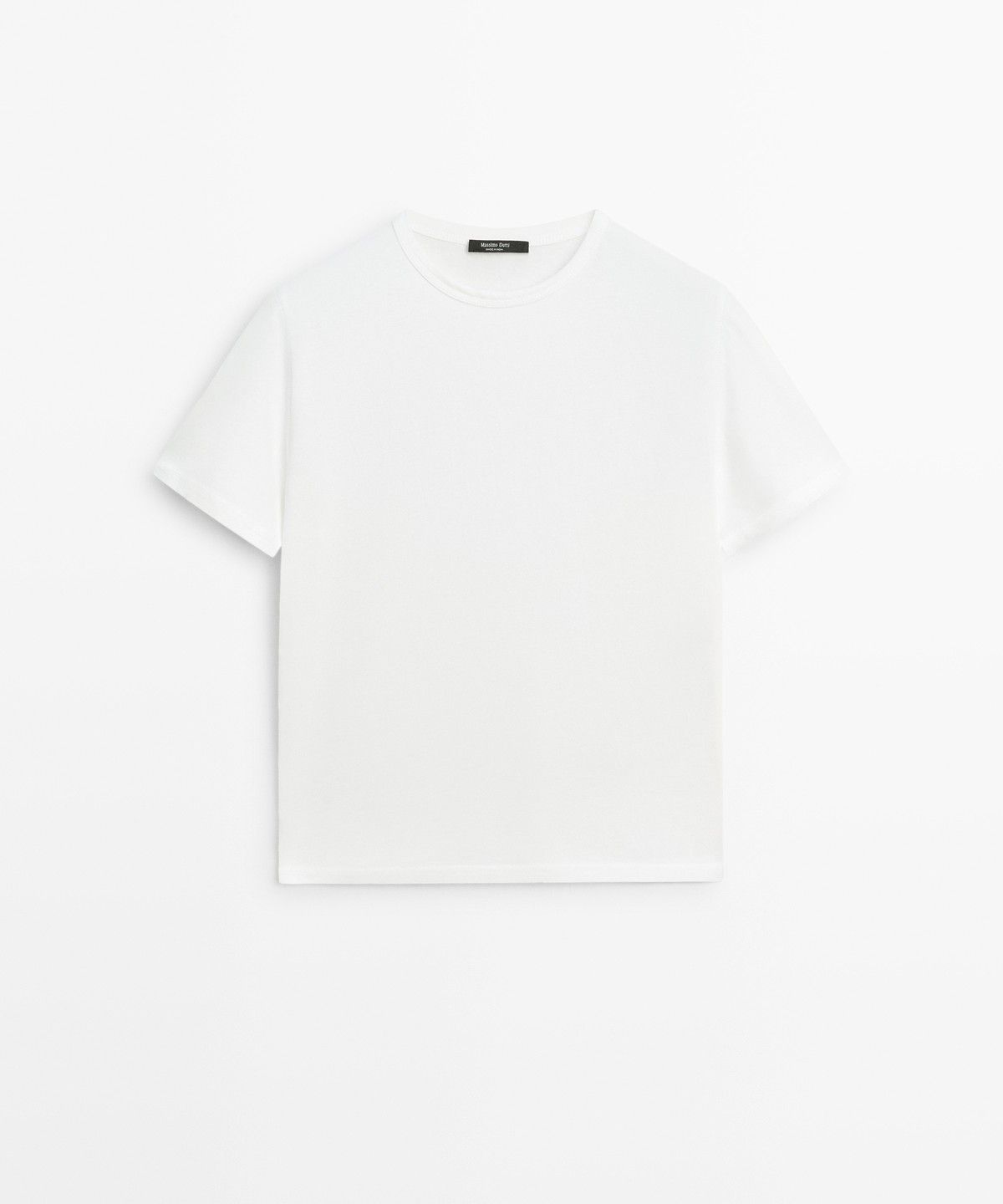 마시모두띠(MASSIMO DUTTI) 100% 면 반팔 티셔츠