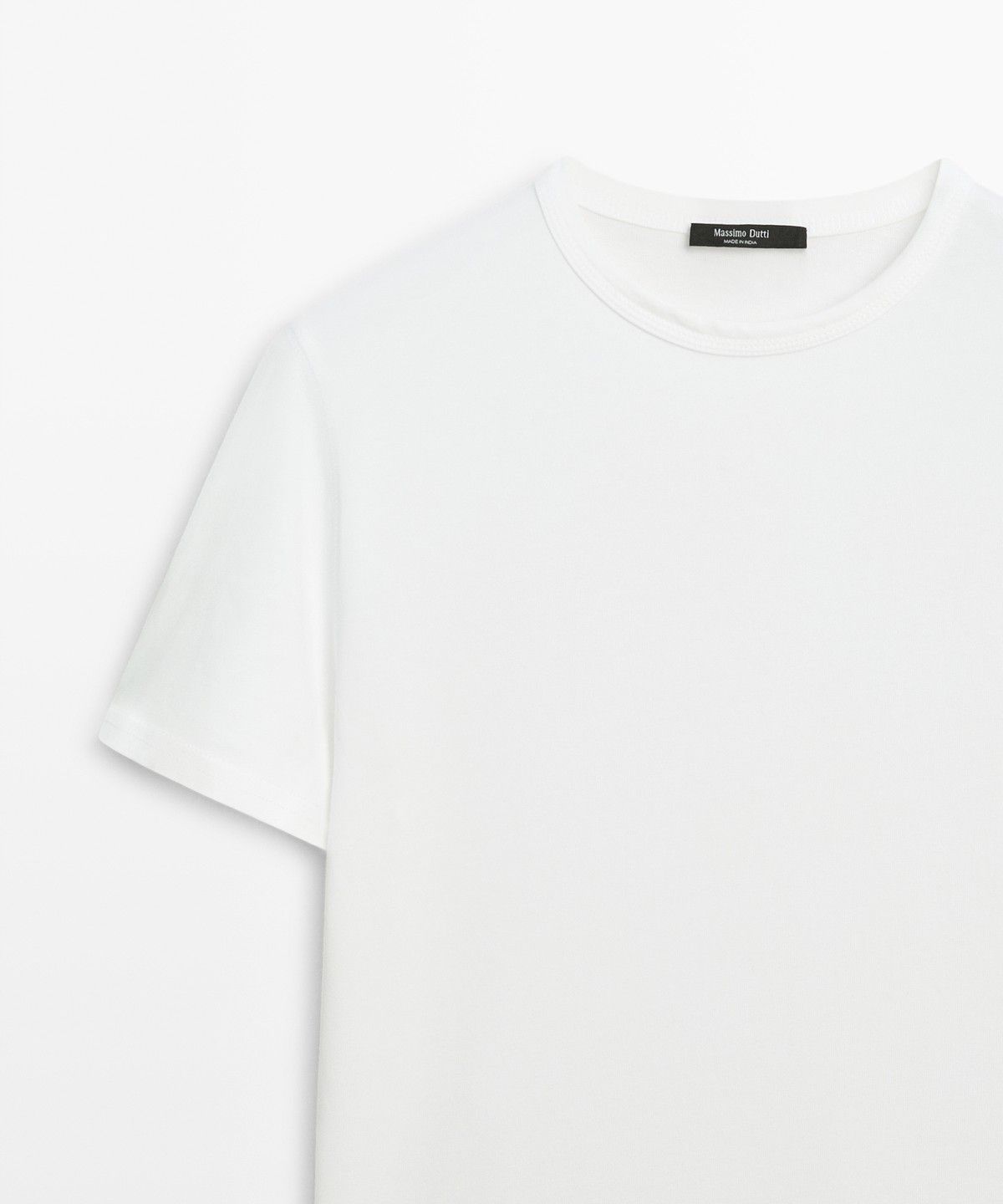 마시모두띠(MASSIMO DUTTI) 100% 면 반팔 티셔츠