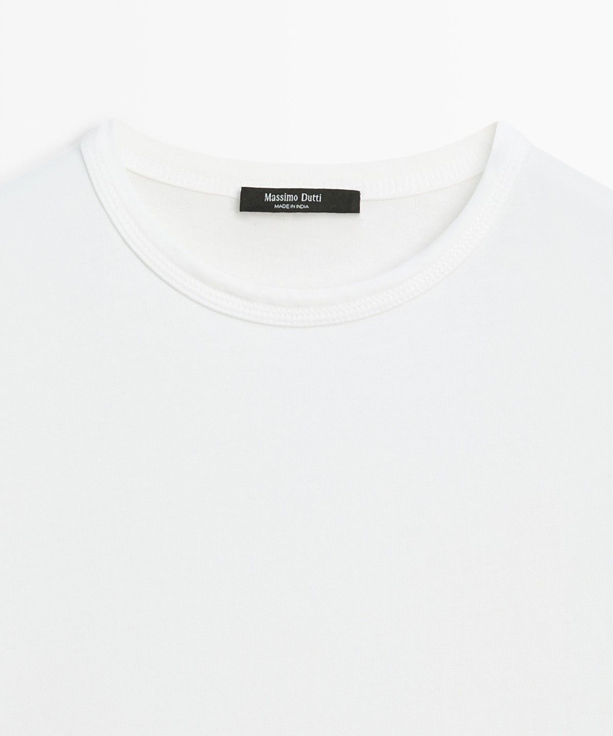 마시모두띠(MASSIMO DUTTI) 100% 면 반팔 티셔츠