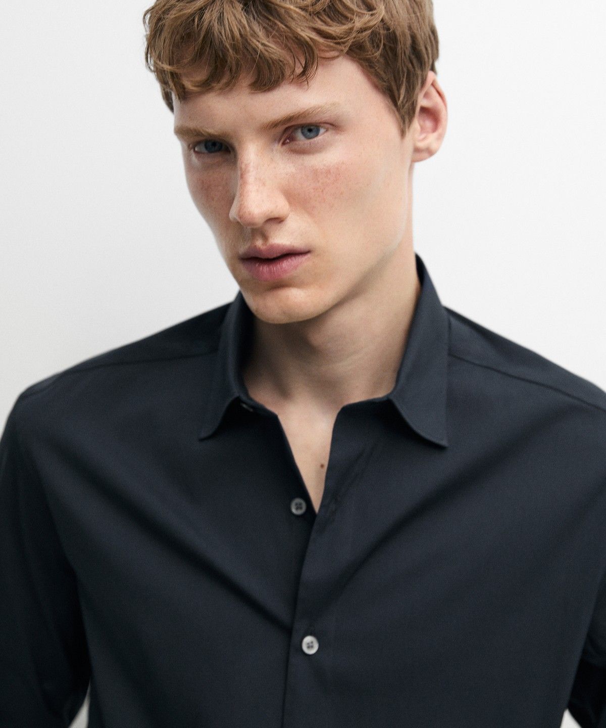 마시모두띠(MASSIMO DUTTI) 슬림 핏 스트레치 셔츠