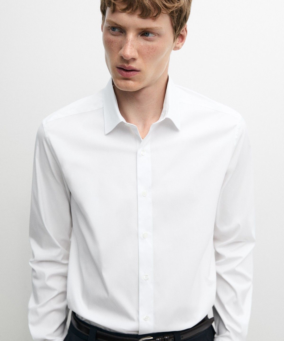 마시모두띠(MASSIMO DUTTI) 슬림 핏 스트레치 셔츠