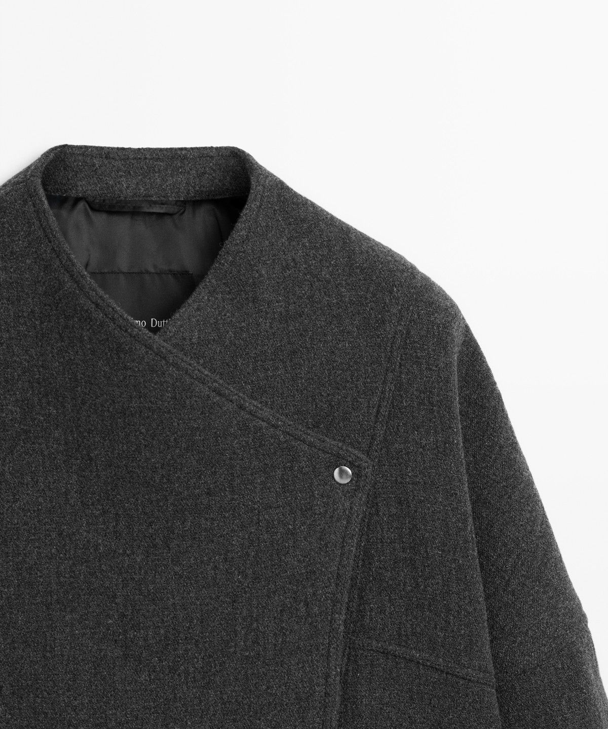 마시모두띠(MASSIMO DUTTI) 울 블렌드 봄버 재킷