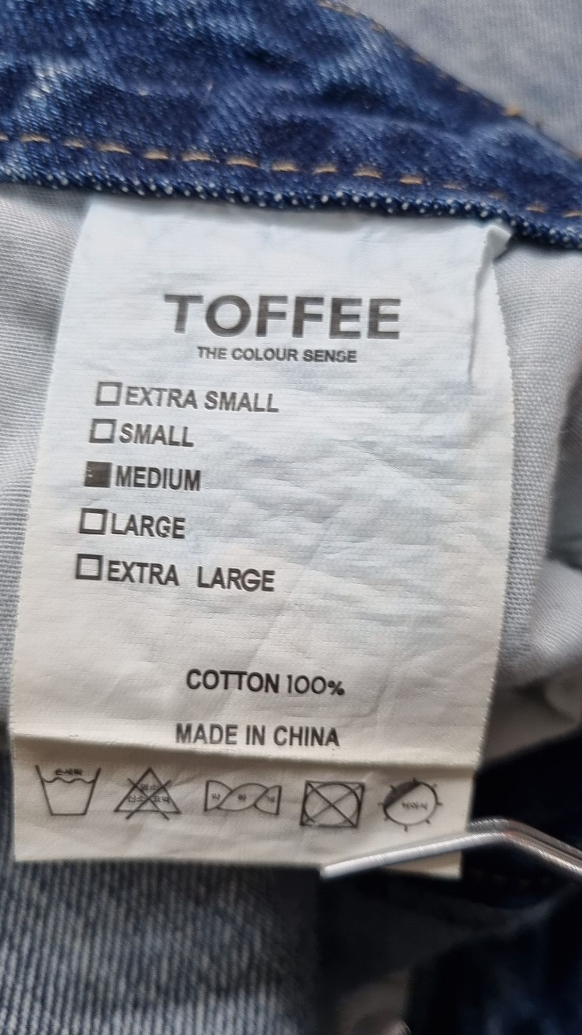 토피(TOFFEE) 청/데님 팬츠 M