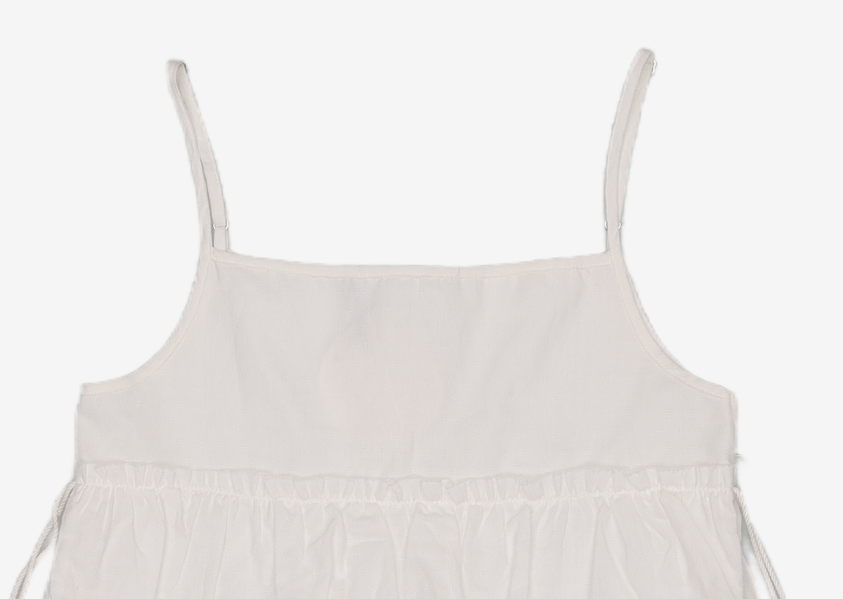 오헤시오(OHESHIO) CUTTING CANCAN SLEEVELESS, IVORY XS