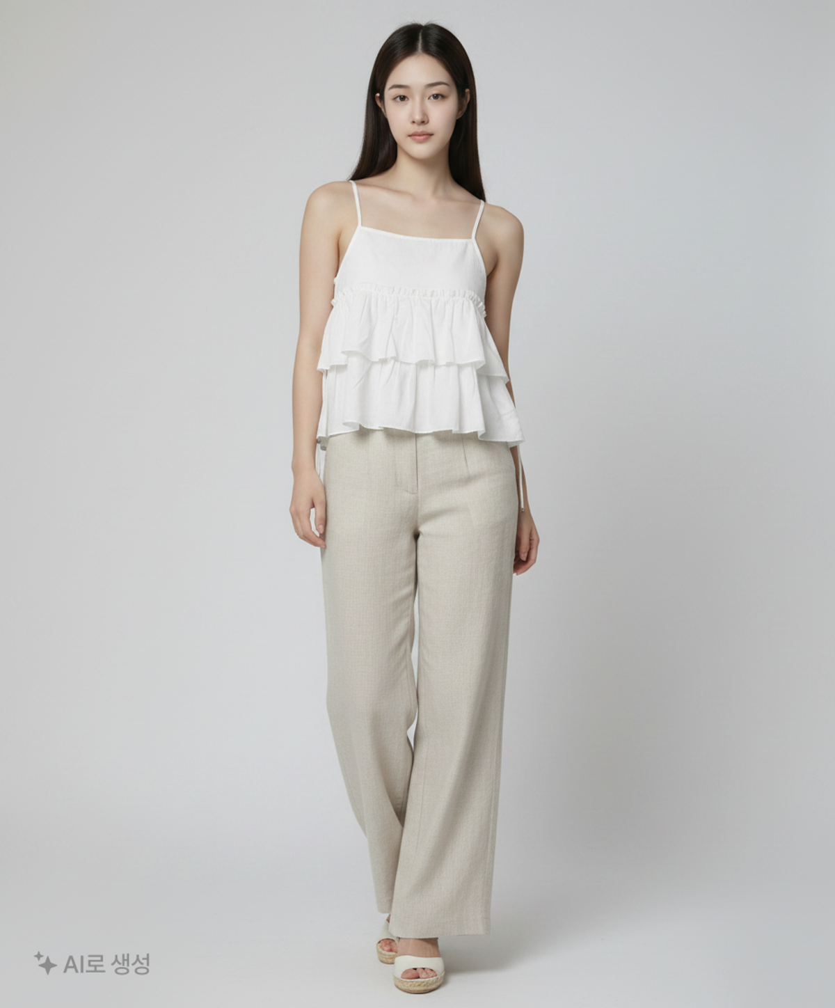 오헤시오(OHESHIO) CUTTING CANCAN SLEEVELESS, IVORY XS