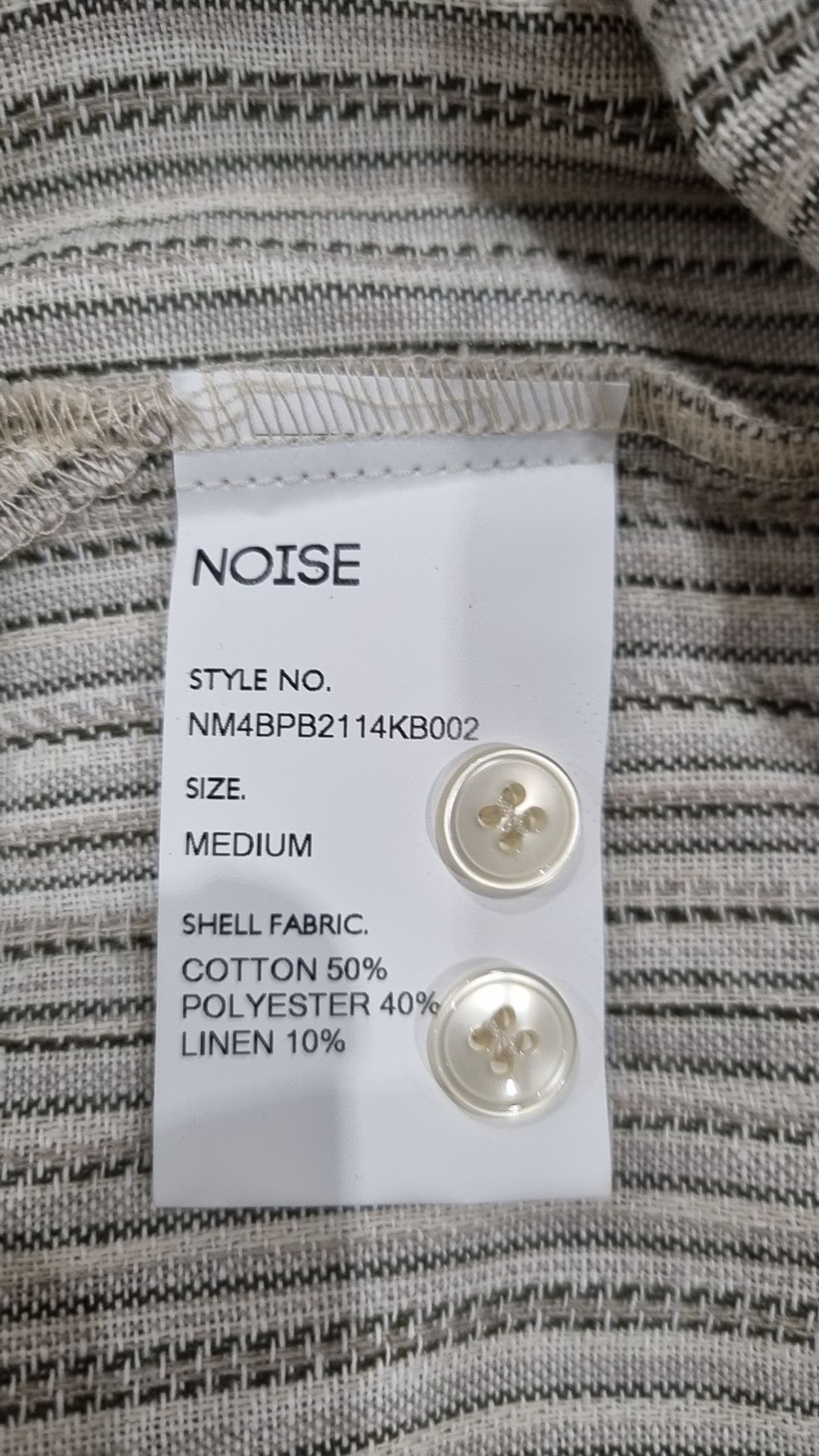 노이즈(NOISE) 캐주얼 셔츠 M