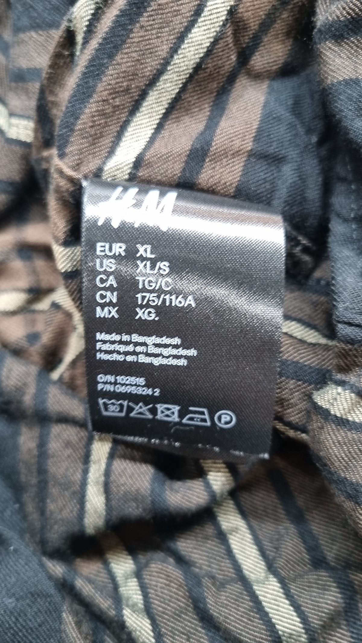 에이치앤엠(H&M) 캐주얼 셔츠 XL