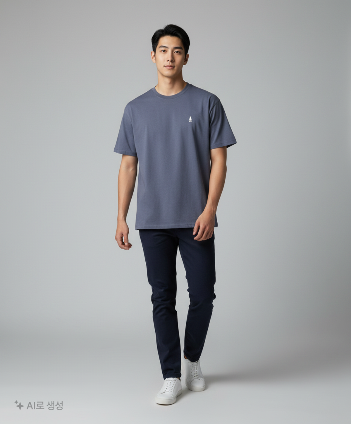 예일(YALE) 헤리티지 댄 반팔티셔츠 빈티지 네이비 XXL