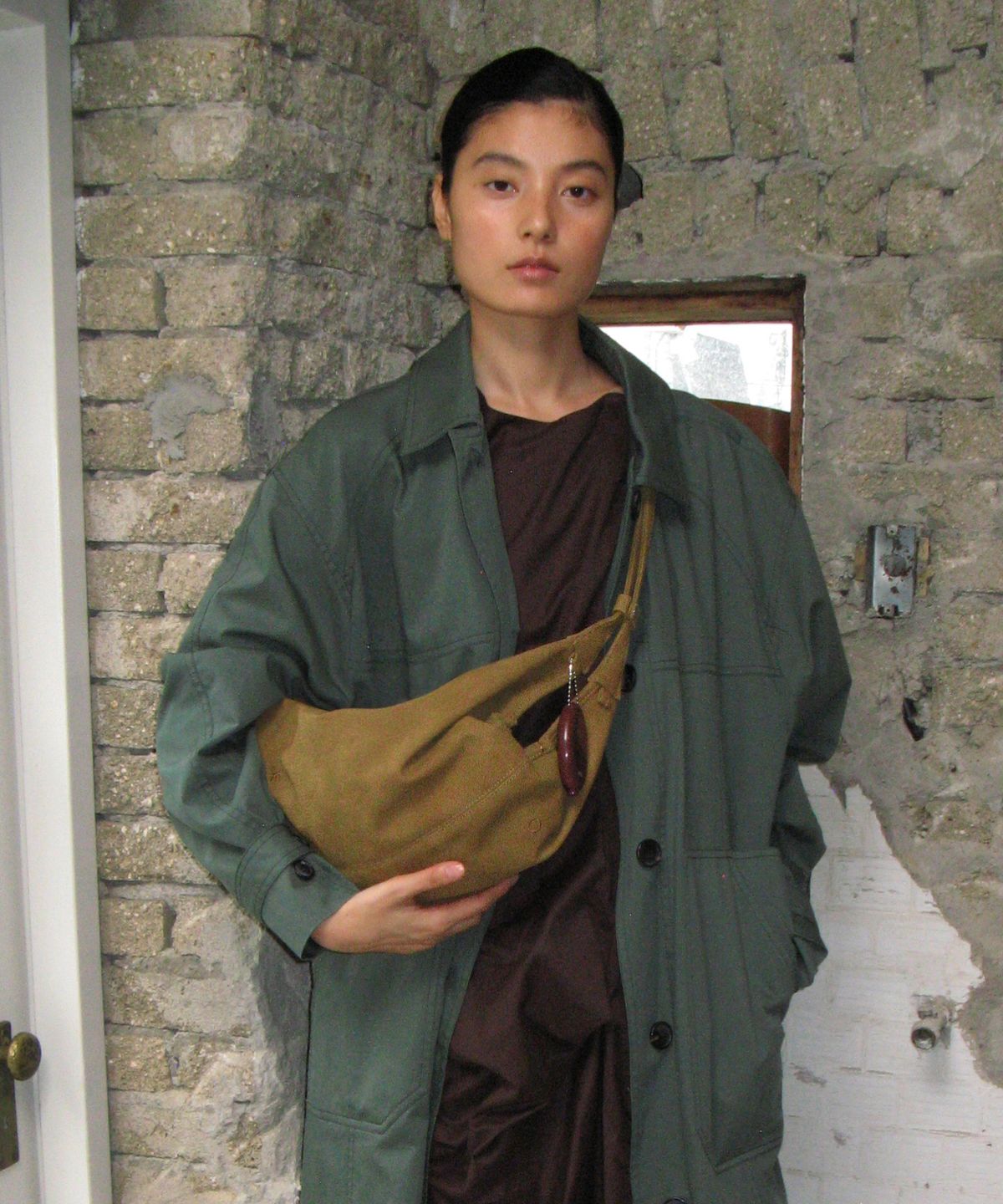 포테(POTE) [1차:9/18예약출고] 0014 3-Way Flow Bag_Camel