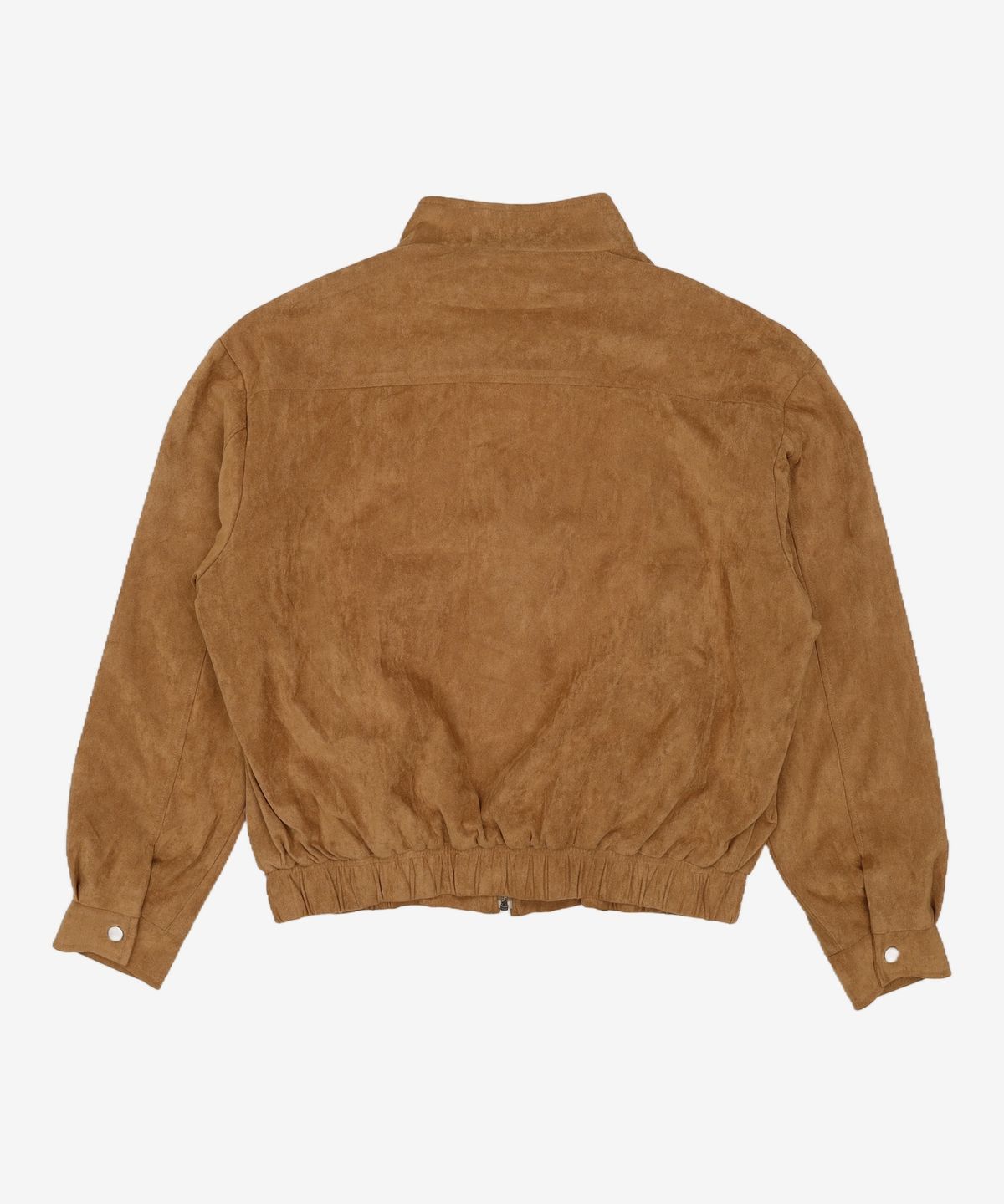 토피(TOFFEE) 2WAY 스냅 스웨이드 블루종 자켓 (BROWN) M