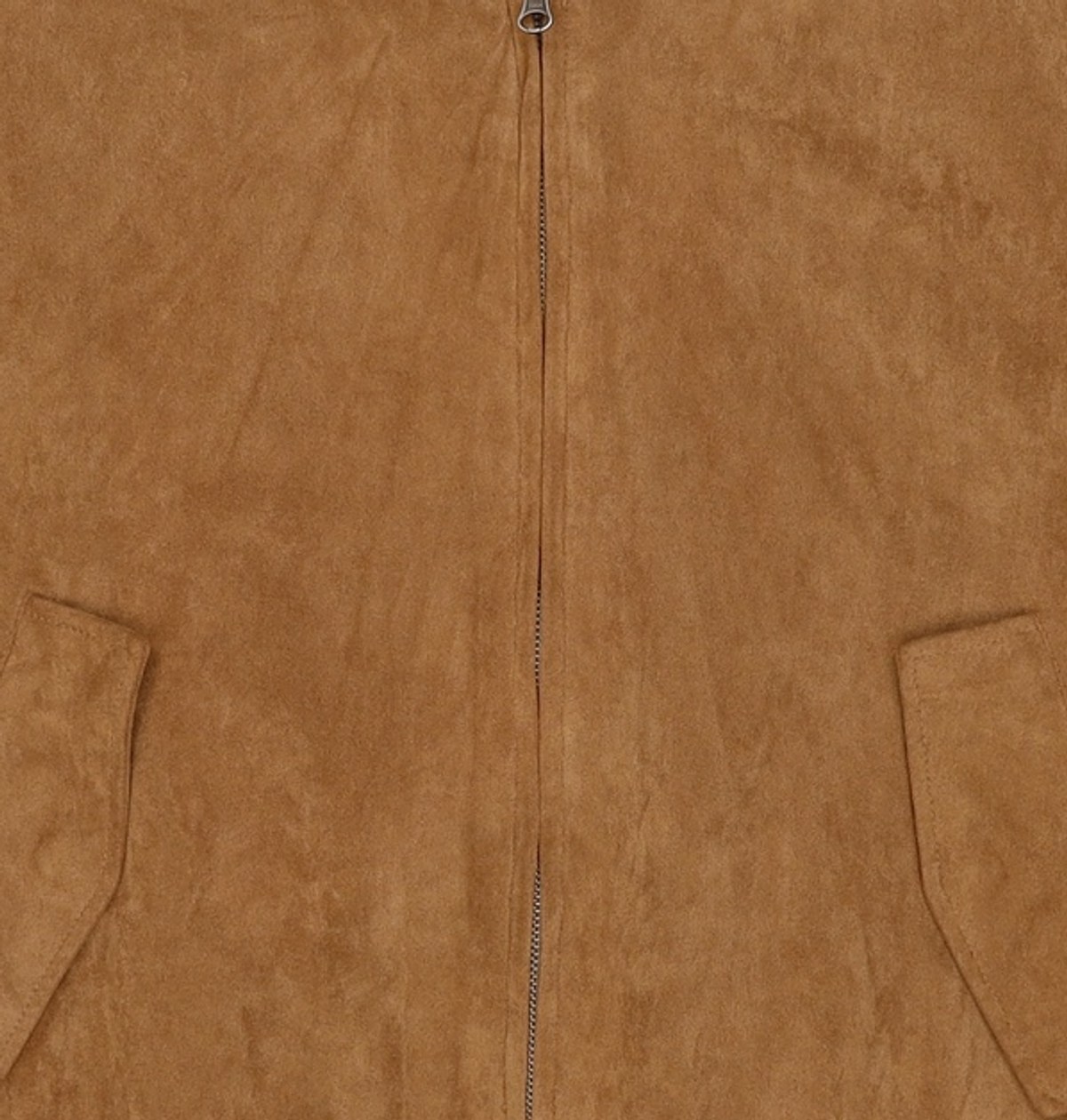 토피(TOFFEE) 2WAY 스냅 스웨이드 블루종 자켓 (BROWN) M