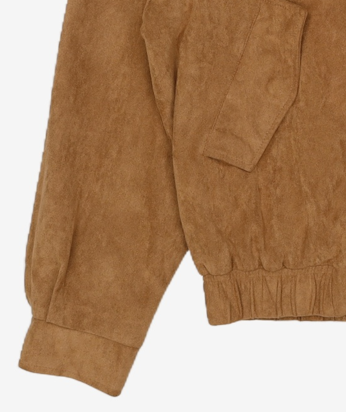 토피(TOFFEE) 2WAY 스냅 스웨이드 블루종 자켓 (BROWN) M