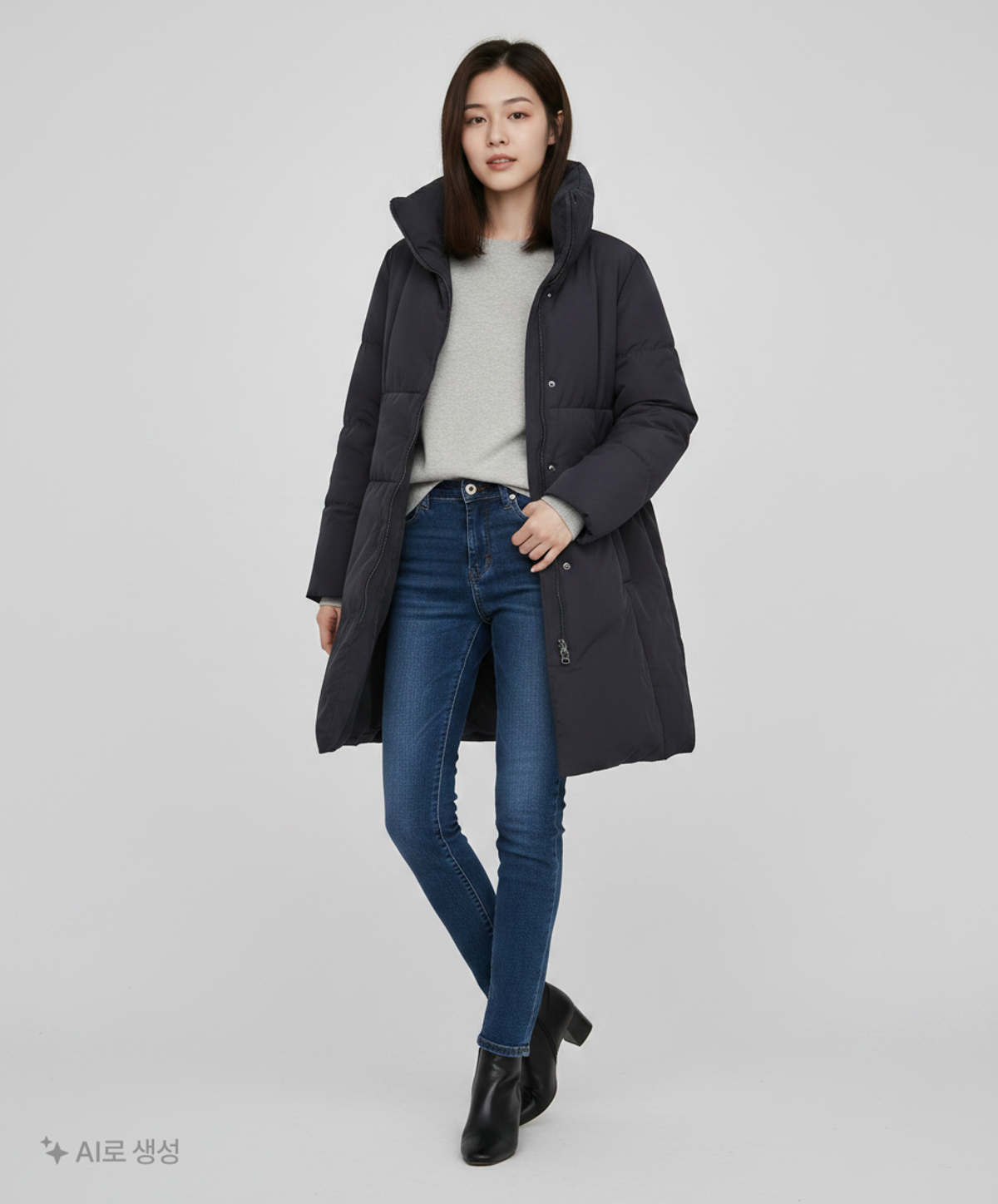 시슬리(SISLEY) 롱 패딩/롱 헤비 아우터 42