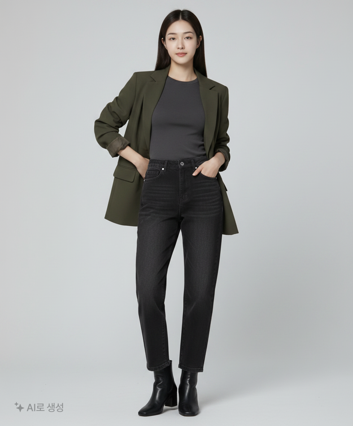 안다르(ANDAR) 청/데님 팬츠 26