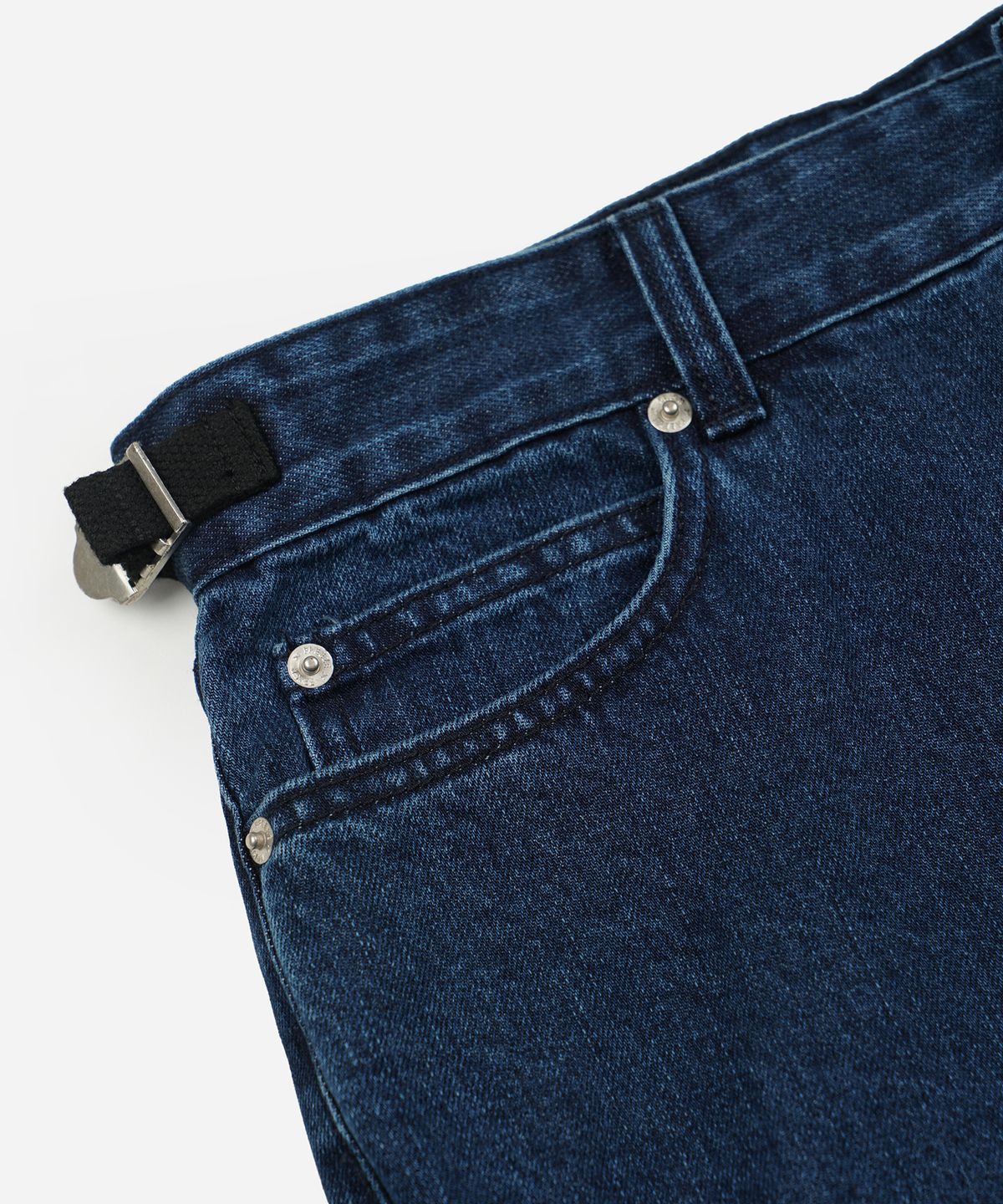 프리즘웍스(FRIZMWORKS) FIELD ADJUSTER DENIM PANTS _ INDIGO