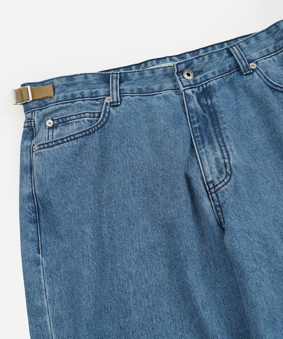 프리즘웍스(FRIZMWORKS) FIELD ADJUSTER DENIM PANTS _ LIGHT BLUE