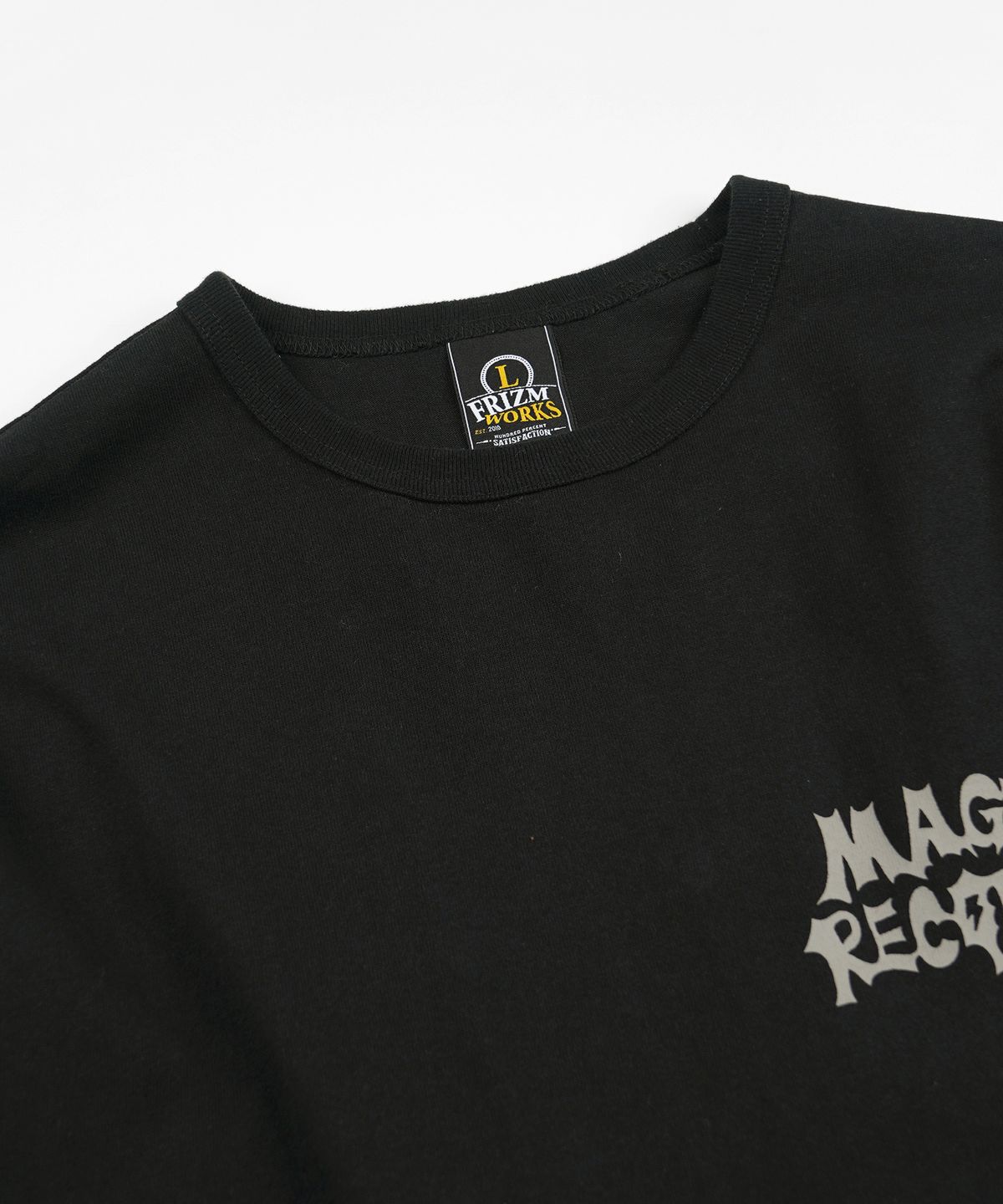 프리즘웍스(FRIZMWORKS) MAGIC RECORDS LS TEE _ BLACK