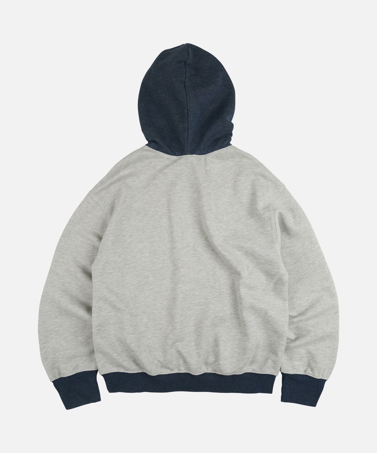 프리즘웍스(FRIZMWORKS) COLOR BLOCK POCKET HOODY _ NAVY