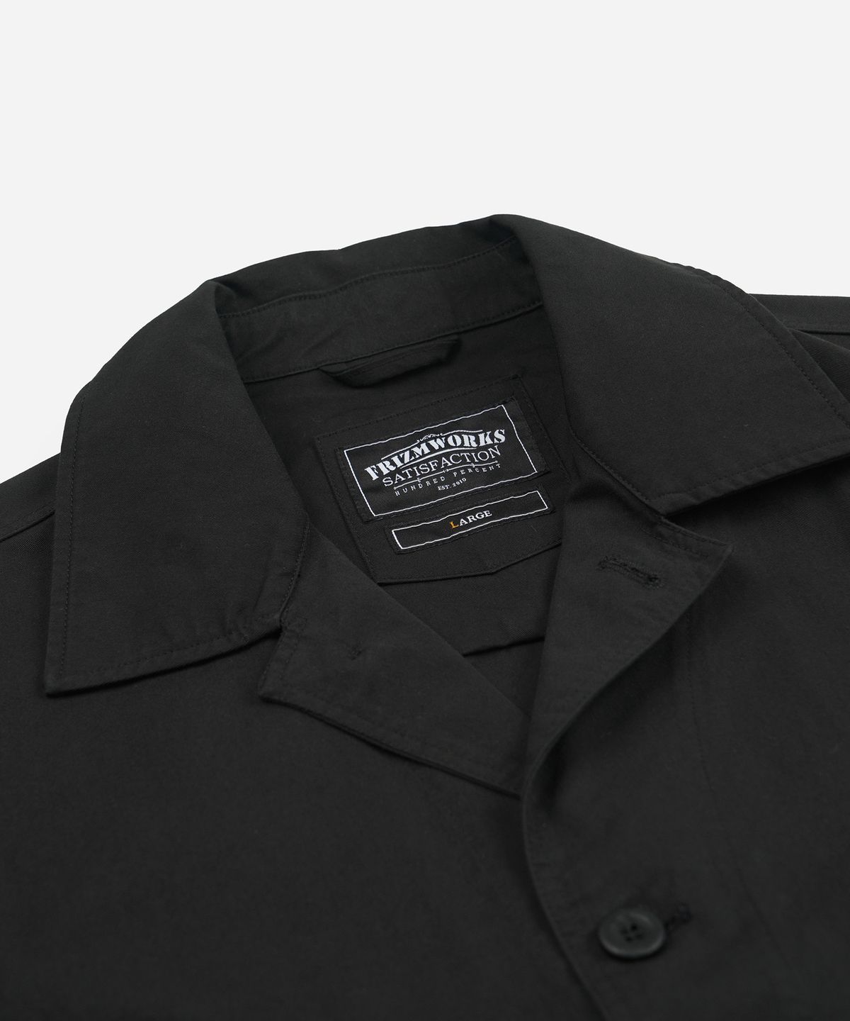 프리즘웍스(FRIZMWORKS) DOUBLE POCKET COVERALL JACKET _ BLACK