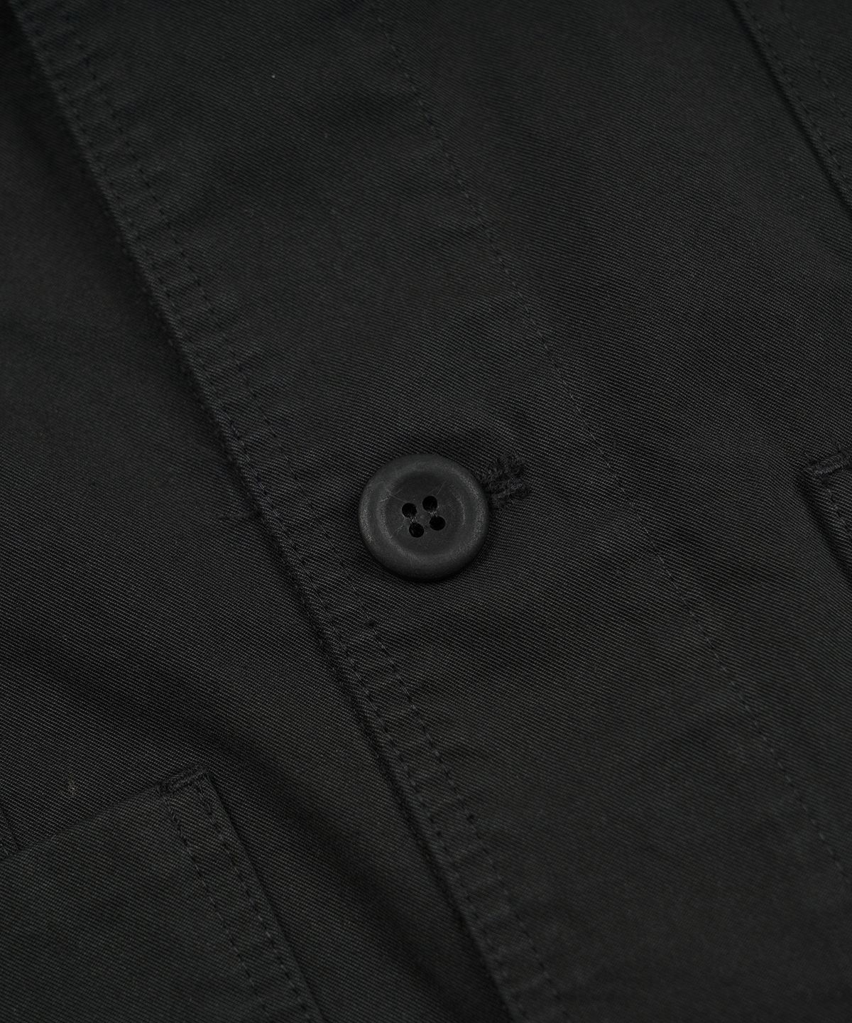 프리즘웍스(FRIZMWORKS) DOUBLE POCKET COVERALL JACKET _ BLACK