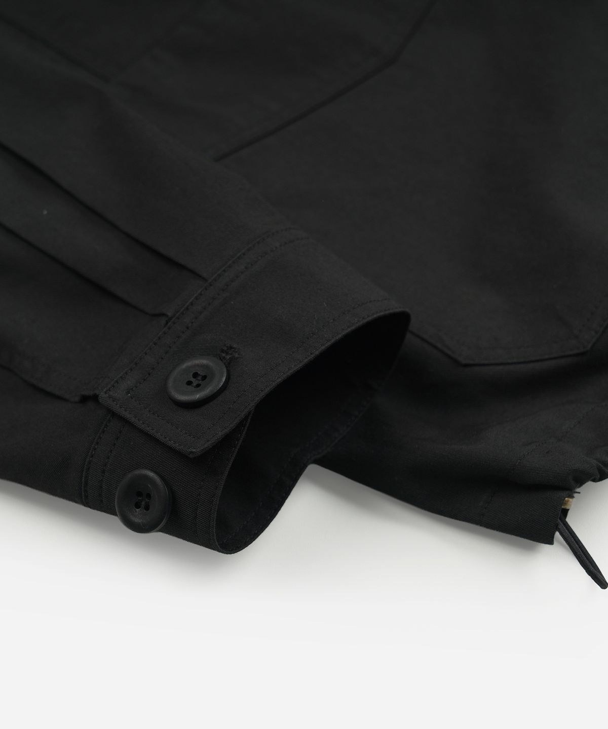 프리즘웍스(FRIZMWORKS) DOUBLE POCKET COVERALL JACKET _ BLACK