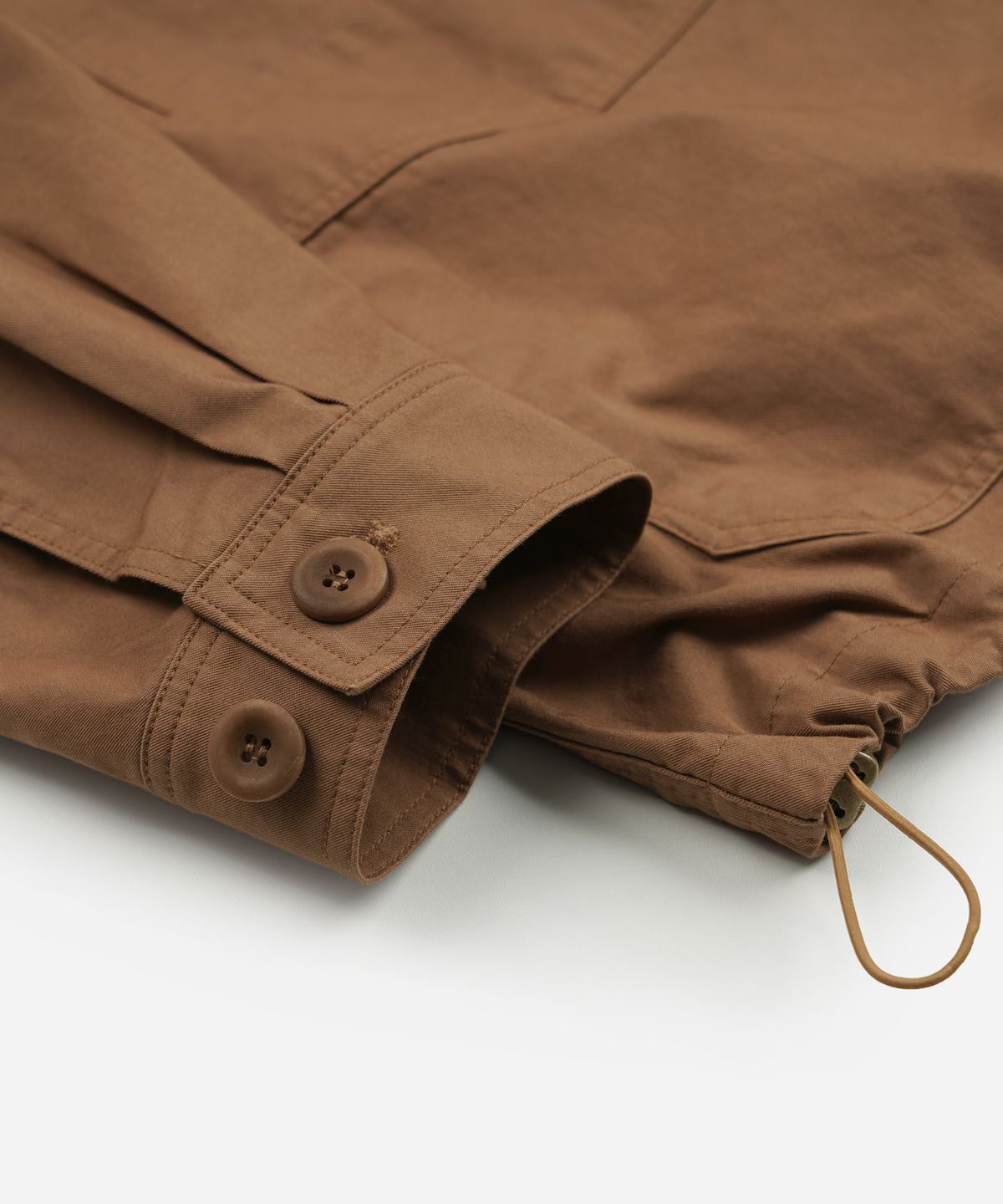 프리즘웍스(FRIZMWORKS) DOUBLE POCKET COVERALL JACKET _ BROWN
