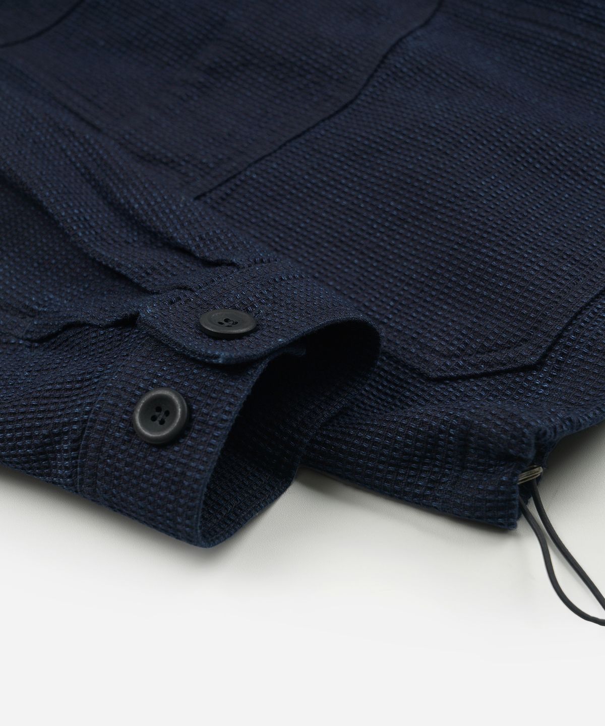 프리즘웍스(FRIZMWORKS) DOUBLE POCKET COVERALL JACKET _ SASHIKO INDIGO