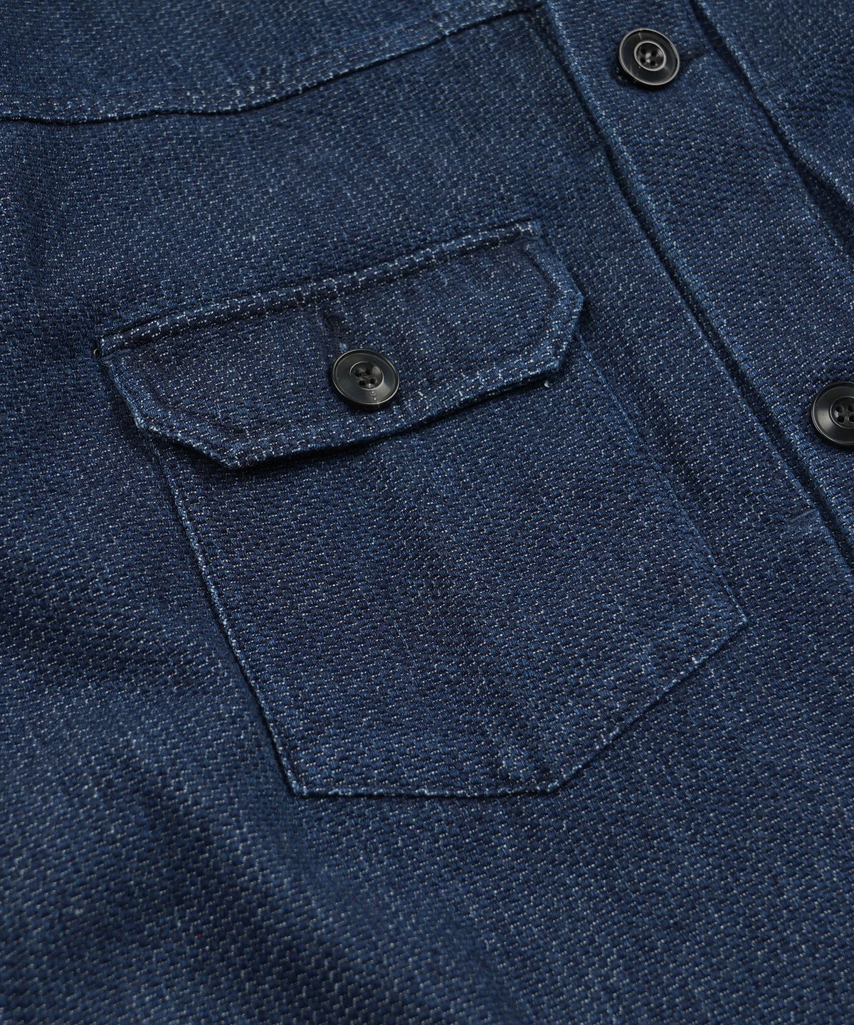 프리즘웍스(FRIZMWORKS) SASHIKO DENIM TRUCKER JACKET _ INDIGO