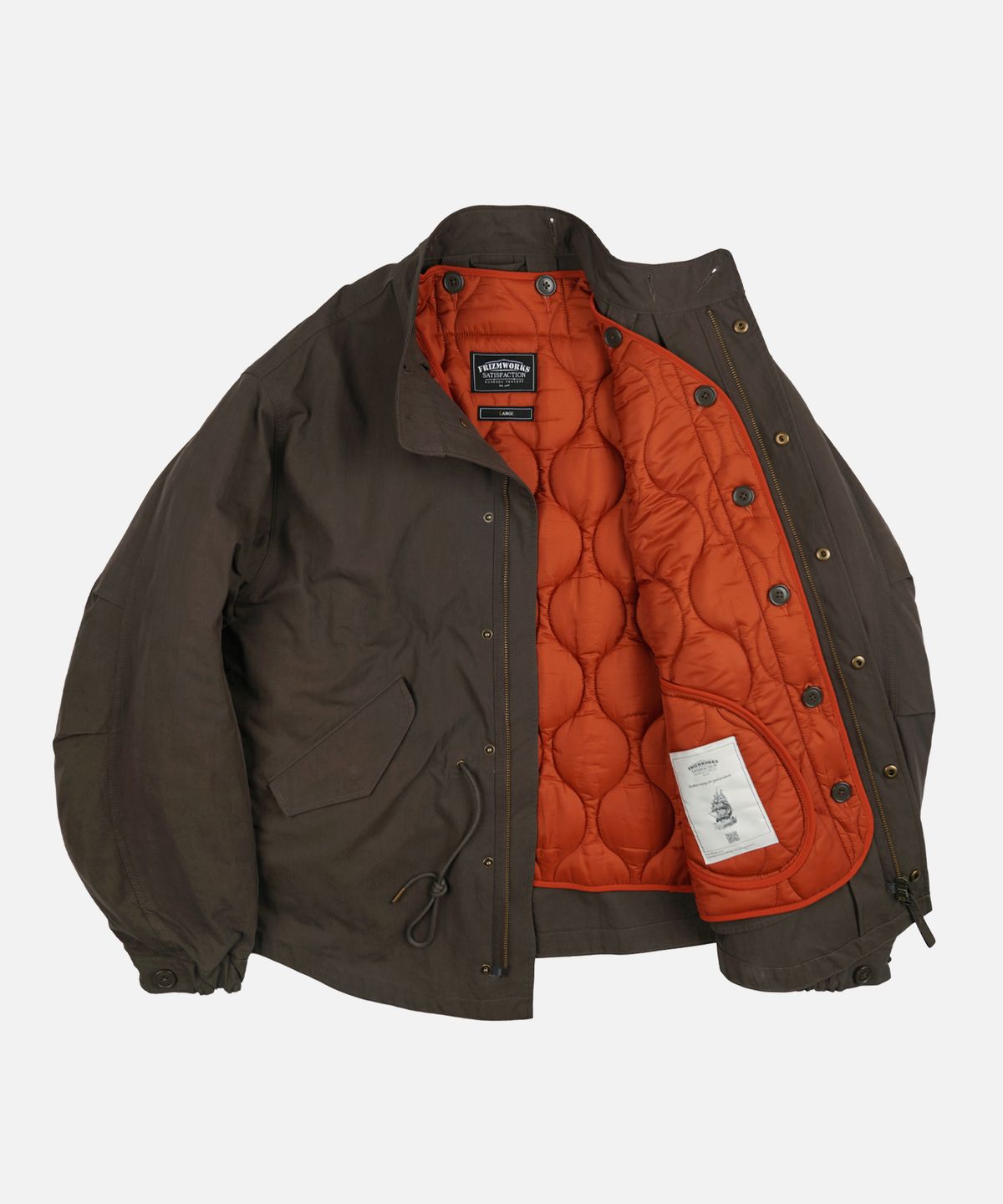 프리즘웍스(FRIZMWORKS) OSCAR FISHTAIL JACKET 003 _ BROWN
