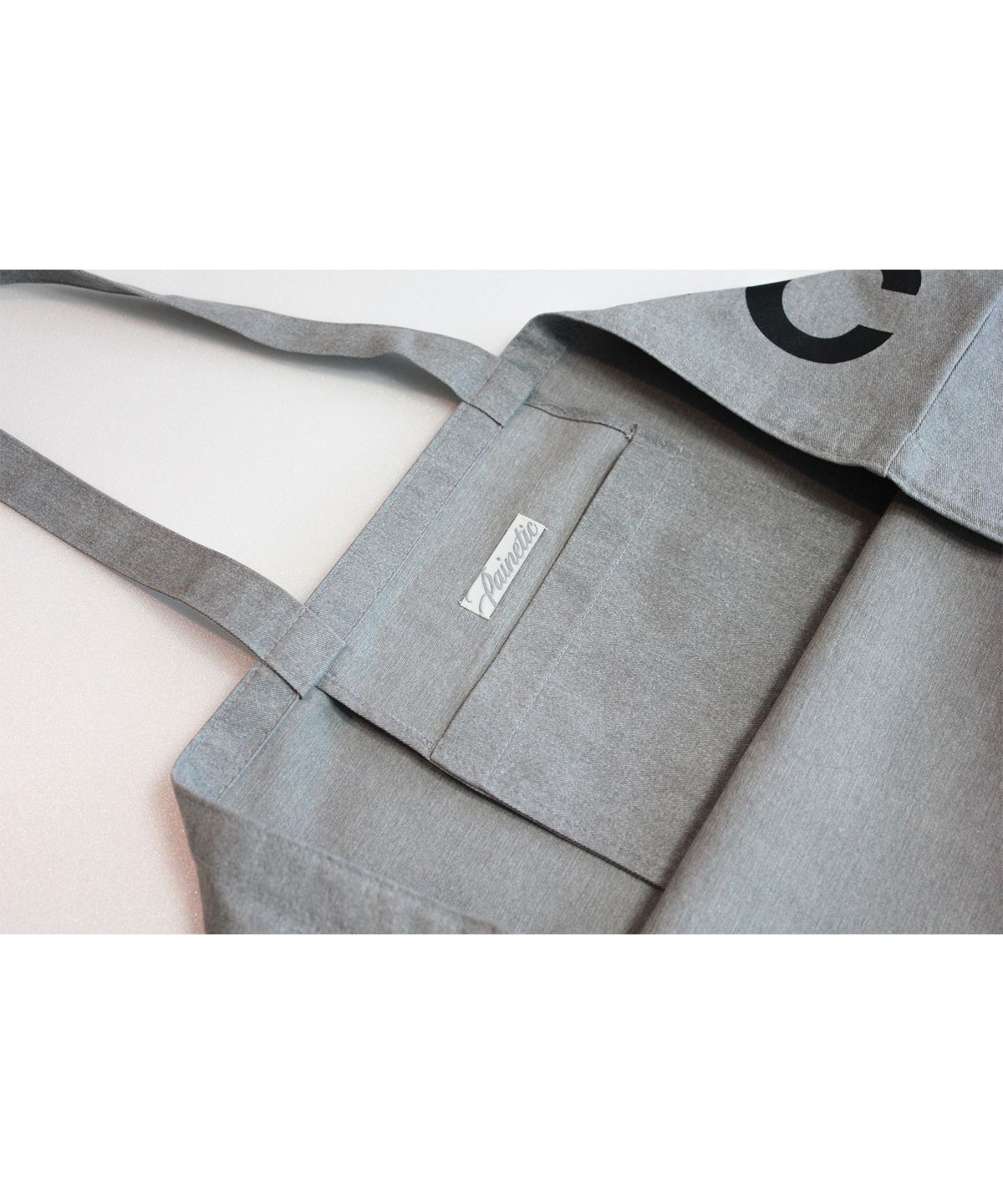 페이네틱(PAINETIC) Painetic Cotton Shoulder Bag (GREY)