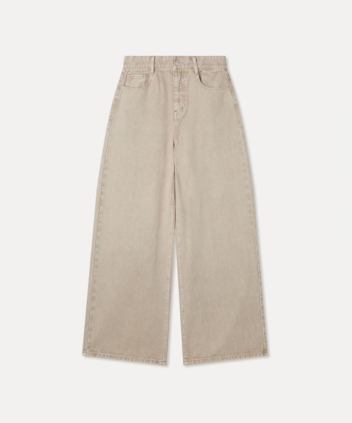 미쏘(MIXXO) 컬러다잉 와이드핏 데님_MIWTJGT13J