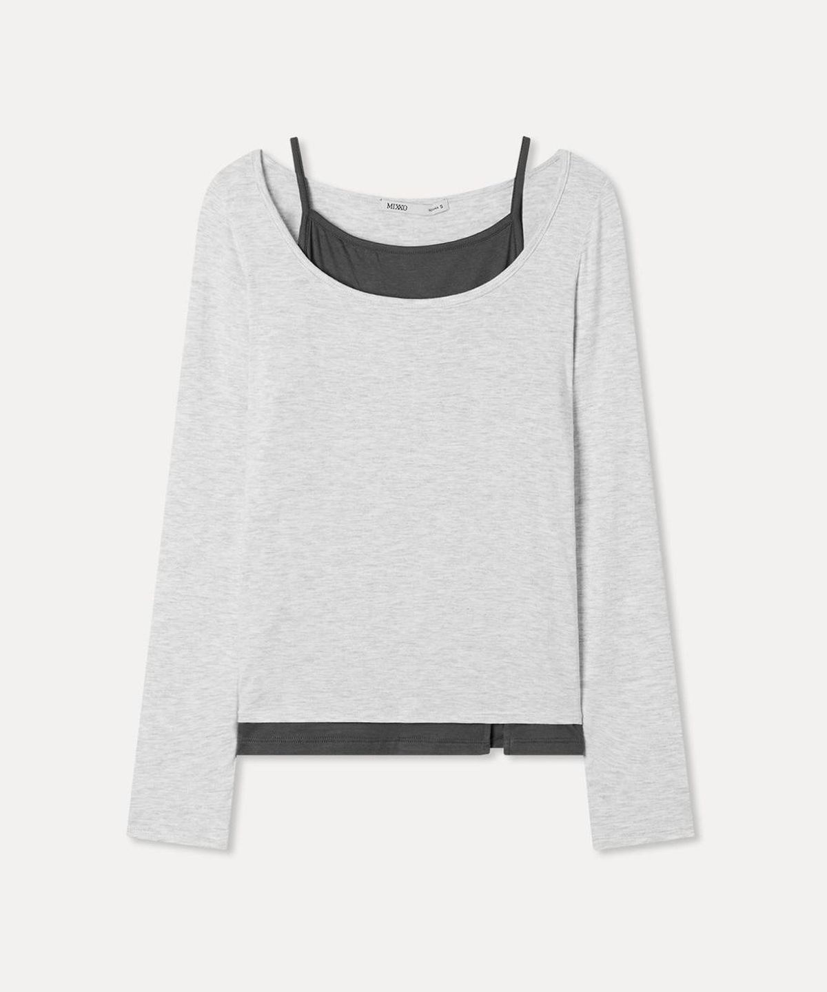 미쏘(MIXXO) 레이어드 긴팔 티셔츠_MIWLWG903A