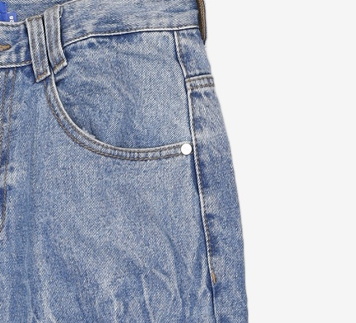 데케트(DECET) Mid Rise Wide Jeans DCPT027BlueCenter 28