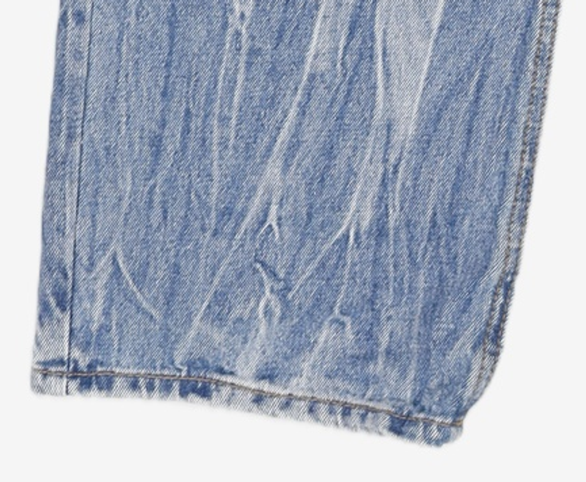 데케트(DECET) Mid Rise Wide Jeans DCPT027BlueCenter 28