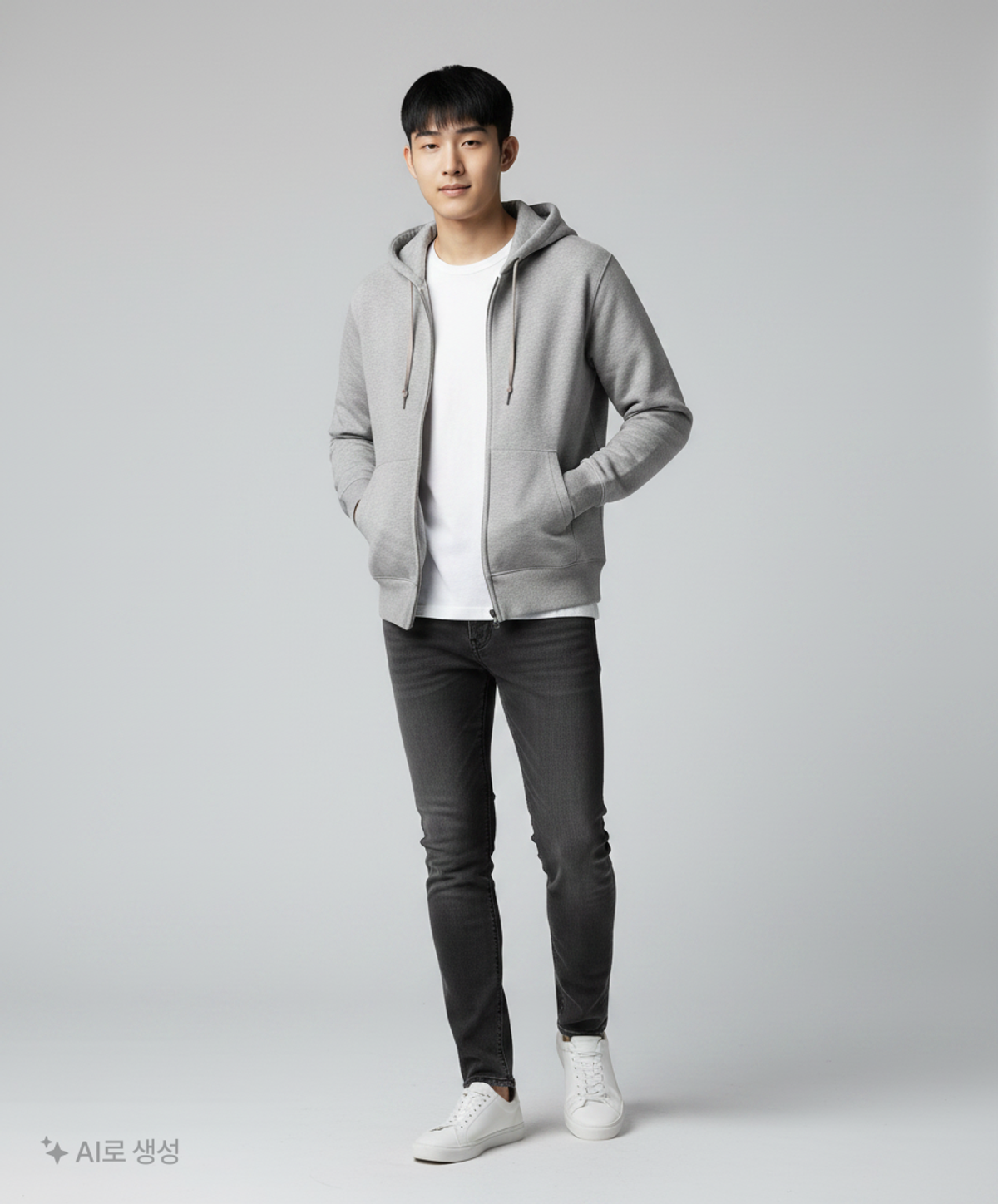 토피(TOFFEE) 후드 집업 L