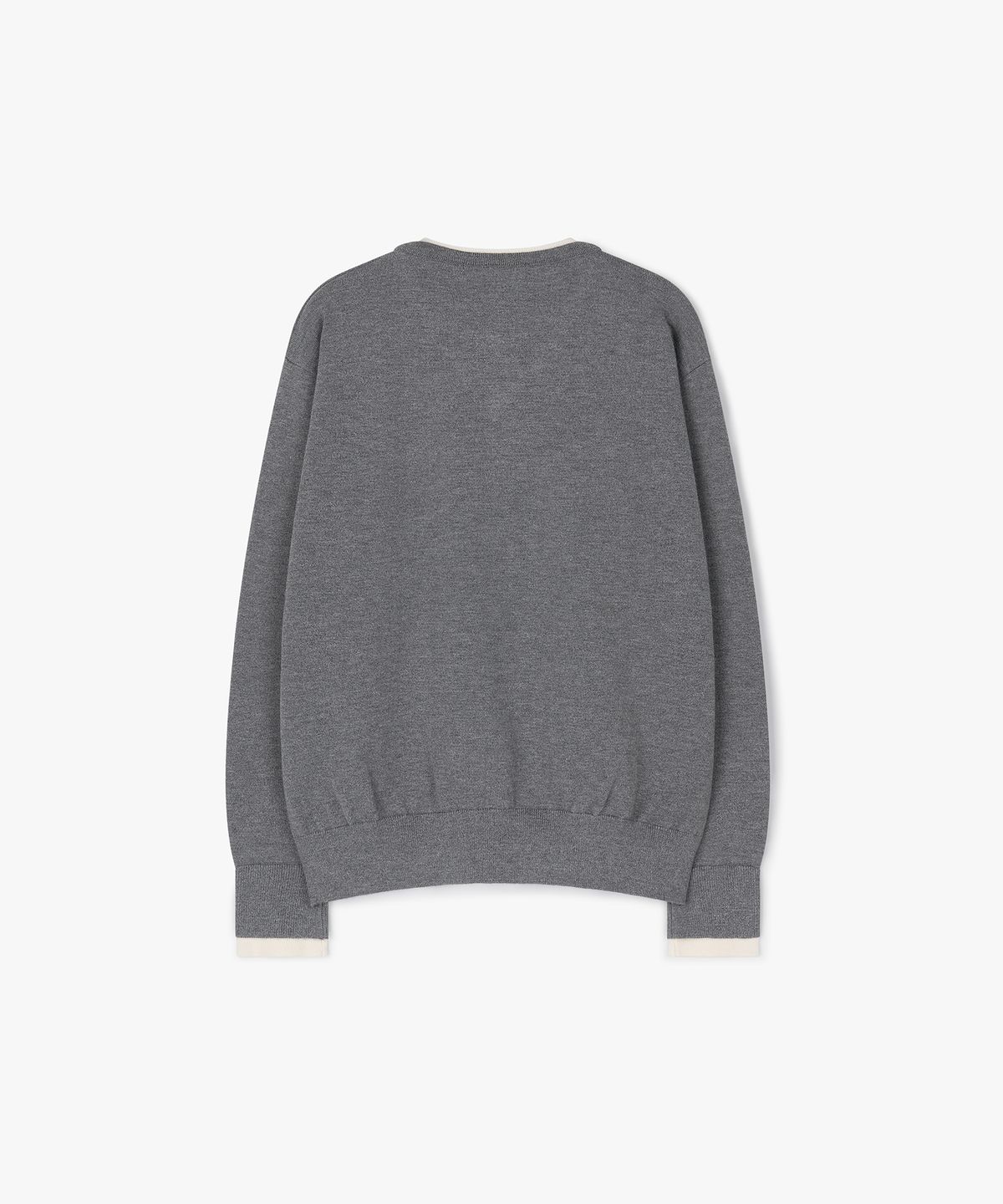 플로즈룸(FLAWSROOM) Layered Soft V Neck GREY