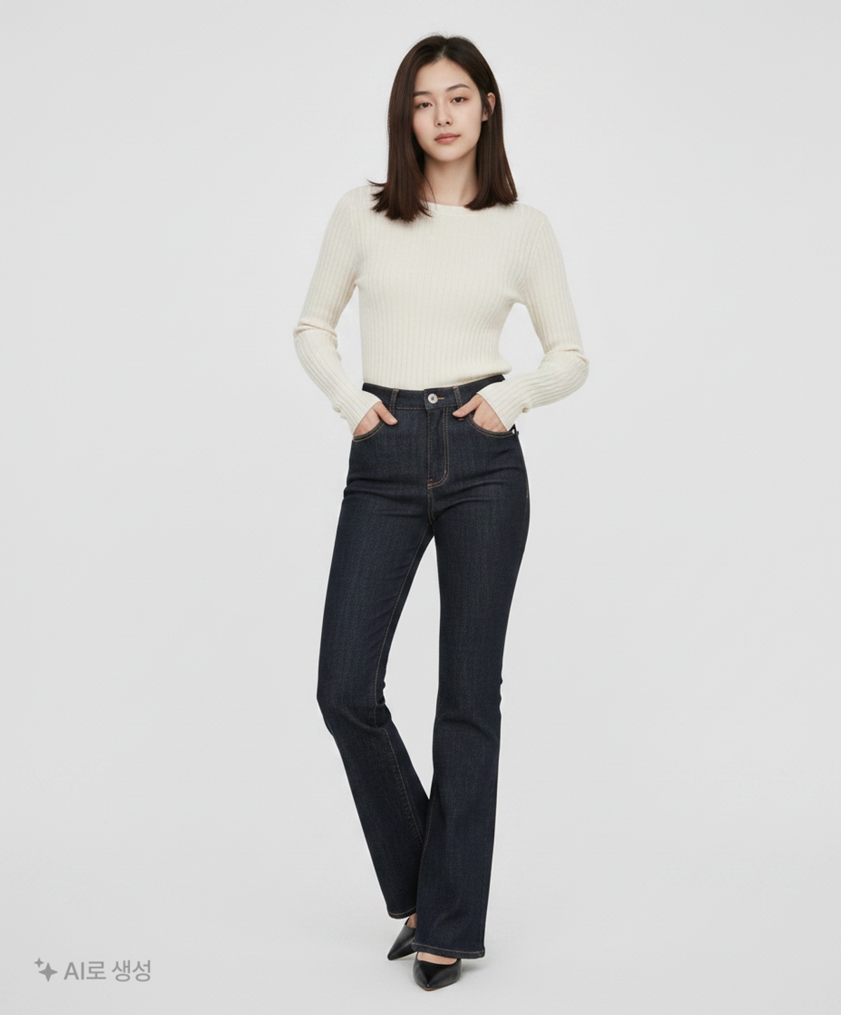 와르(WAAR) 청/데님 팬츠 S