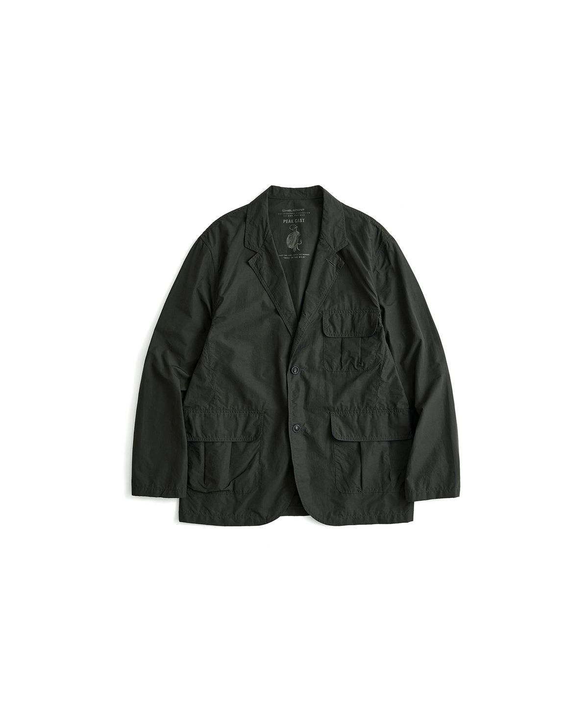 힐리먼트(HELEMENT) 필드 테크 블레이저 (CHARCOAL)