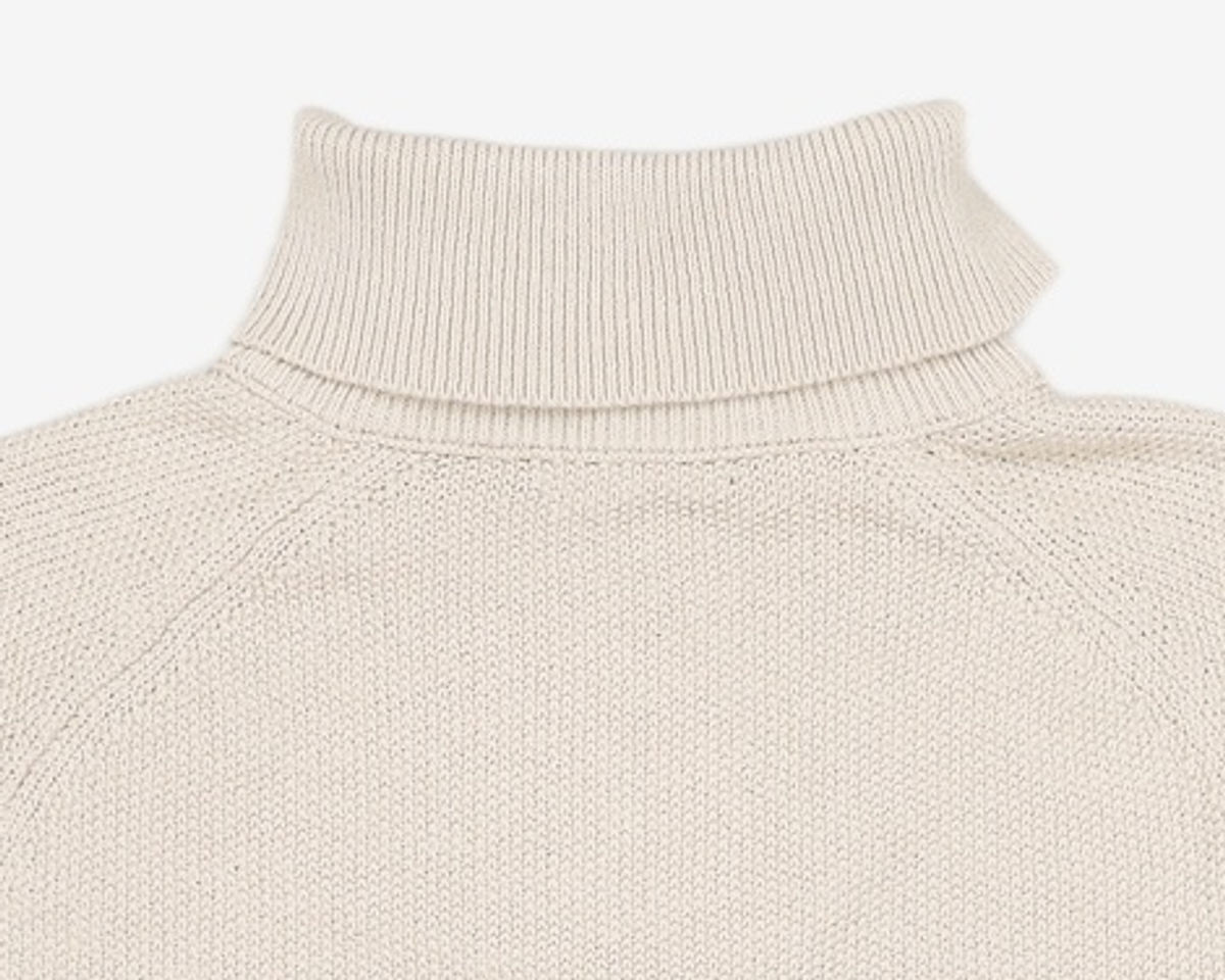 해칭룸(HATCHINGROOM) Vase Neck Knit Sand 3