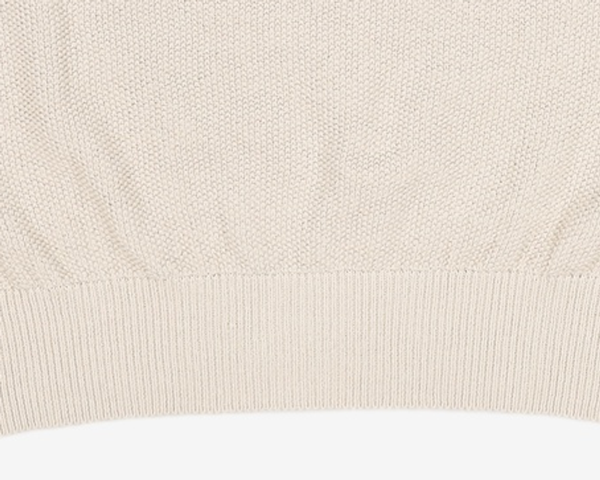 해칭룸(HATCHINGROOM) Vase Neck Knit Sand 3