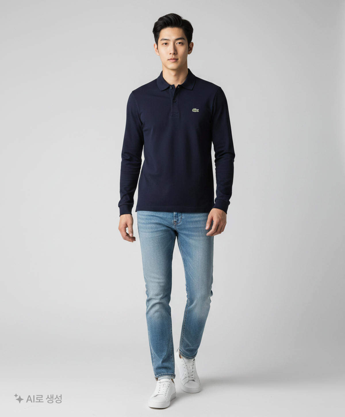 라코스테(LACOSTE) 남성 베이직 긴팔 피케 DH5942-53N 031 L