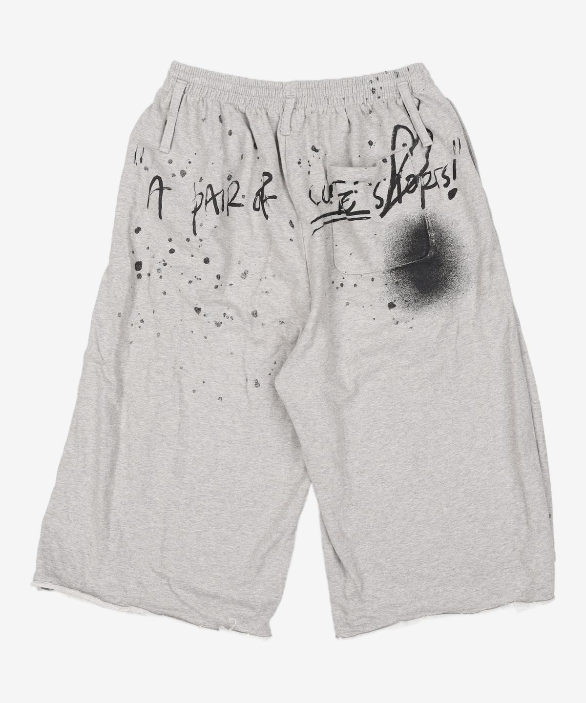 엘씨디씨티엠(LCDC™) PRINTED BERMUDA SWEATPANTS (WHITE) FREE