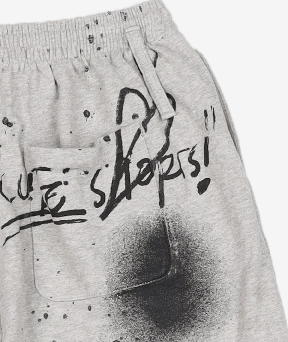 엘씨디씨티엠(LCDC™) PRINTED BERMUDA SWEATPANTS (WHITE) FREE
