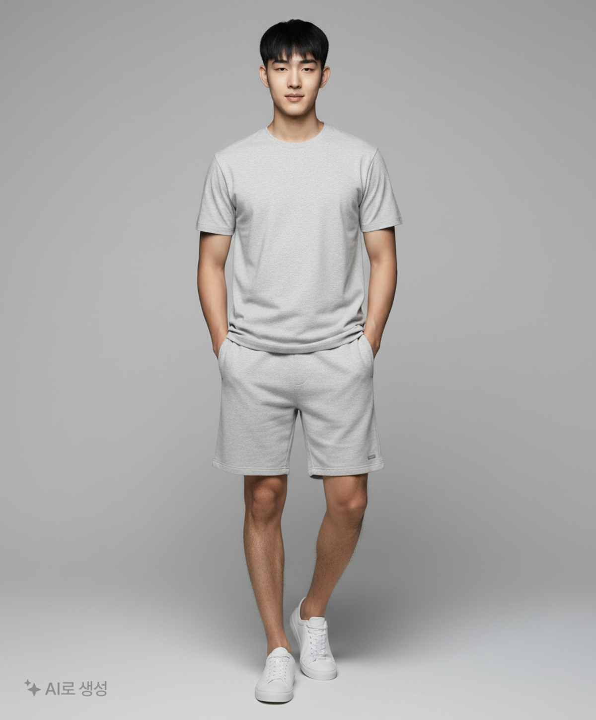 디스이즈네버댓(THISISNEVERTHAT) T.N.T. Classic HDP Sweatshort Grey XL
