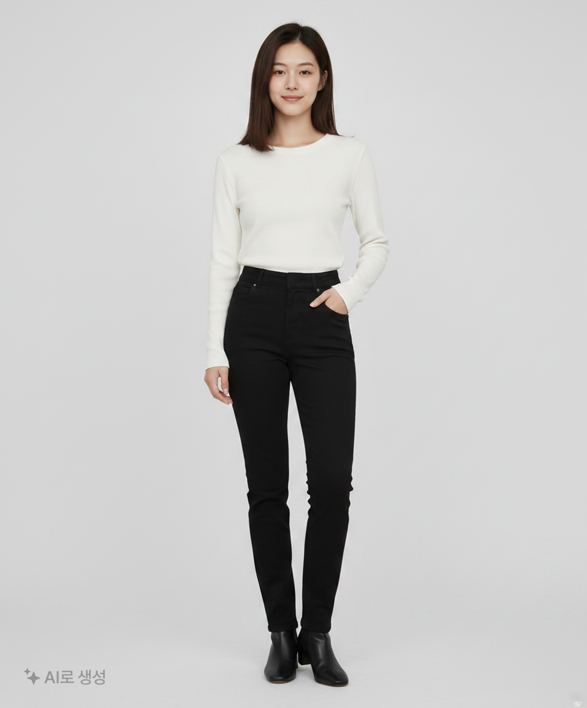 무신사 스탠다드(MUSINSA STANDARD) 긴소매 티셔츠 S