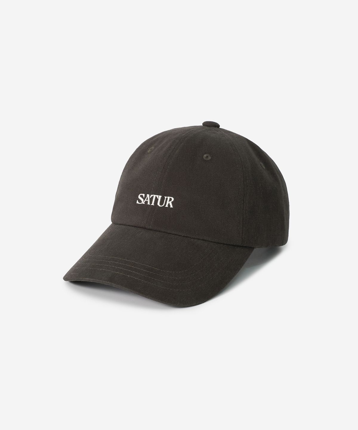 세터(SATUR) 스몰 로고 볼캡 차콜