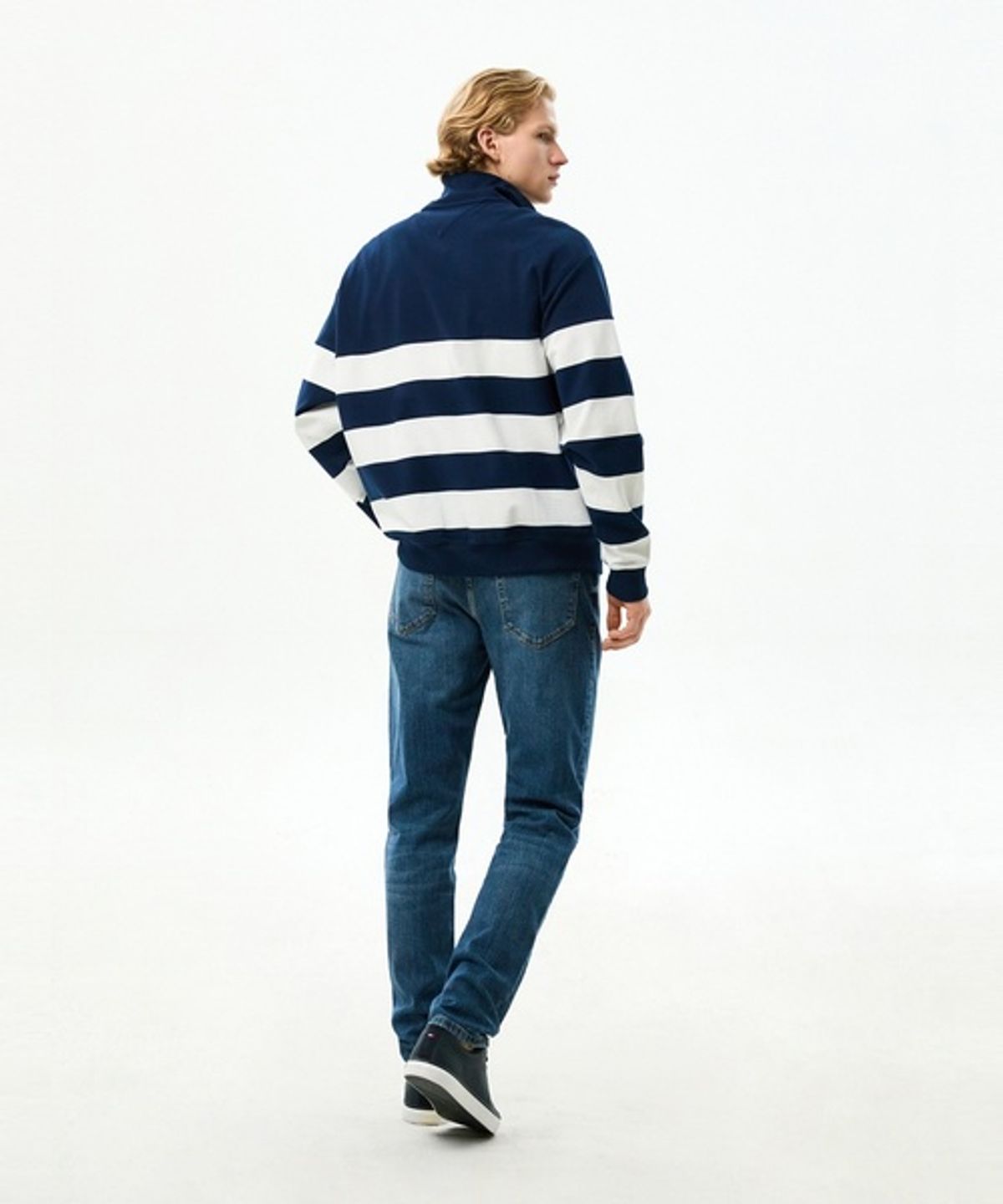 타미힐피거(TOMMY HILFIGER) [Slim fit] 덴톤 코튼 블렌드 데님 팬츠 (T12G6NPC010MT11CX)