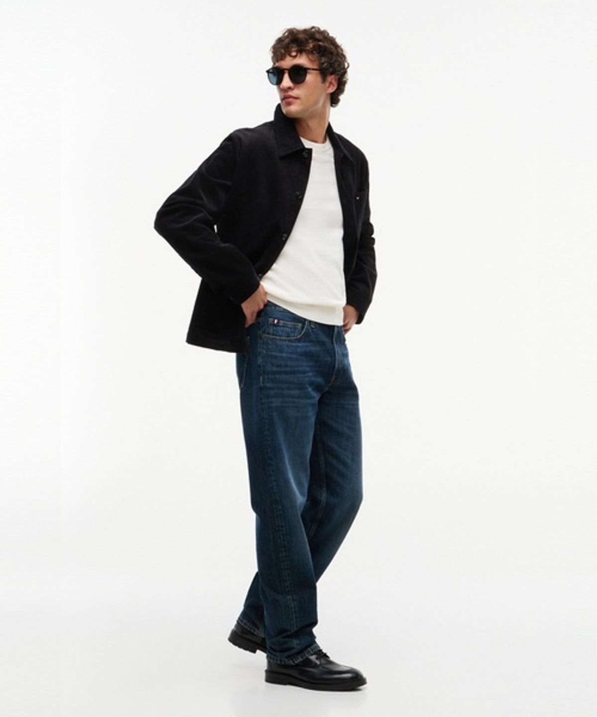 타미힐피거(TOMMY HILFIGER) [Straight fit] 도버 코튼 데님 팬츠 (T12G7NPC680MT11BP)