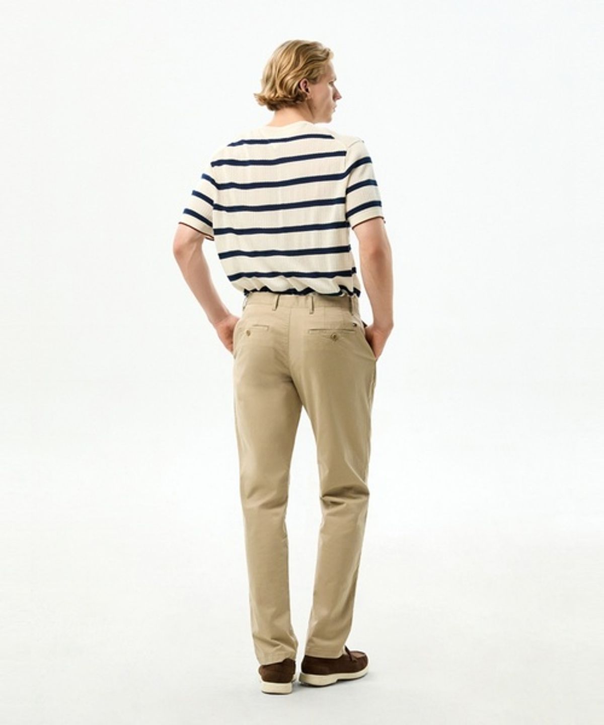 타미힐피거(TOMMY HILFIGER) [Slim fit] 덴톤 에센셜 코튼 블렌드 팬츠 (T12G6WPC040MT1AEG)